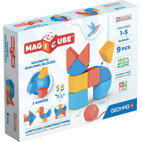 Geomag Magicube Animales – Set de 9 Piezas Magnéticas | Juguete Educativo para Niños