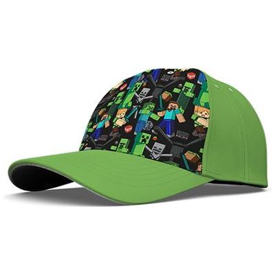 Gorra Minecraft Verde Talla 52/54cm