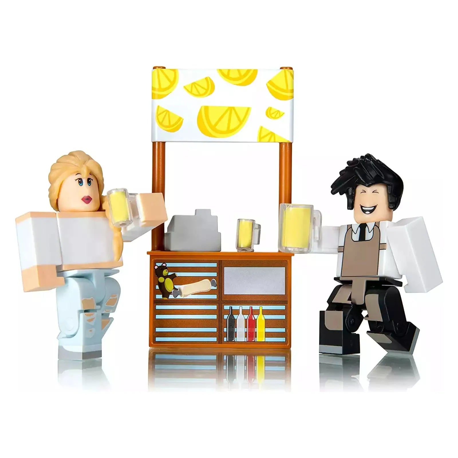 Pack de figuras de acción de Roblox Adopt Me: puesto de limonada - Caja algo dañada