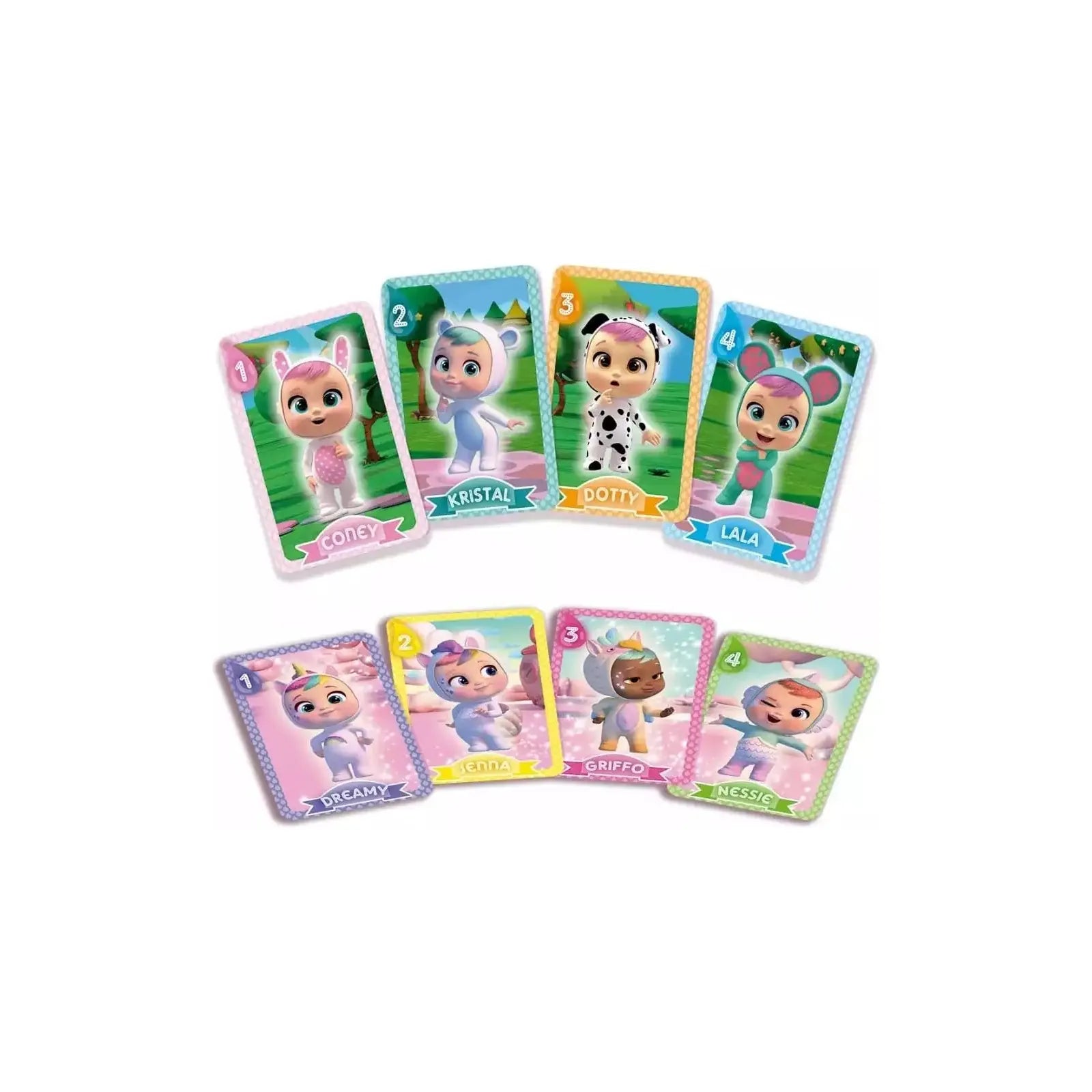 Bebés Llorones Juego de Cartas 4 en 1