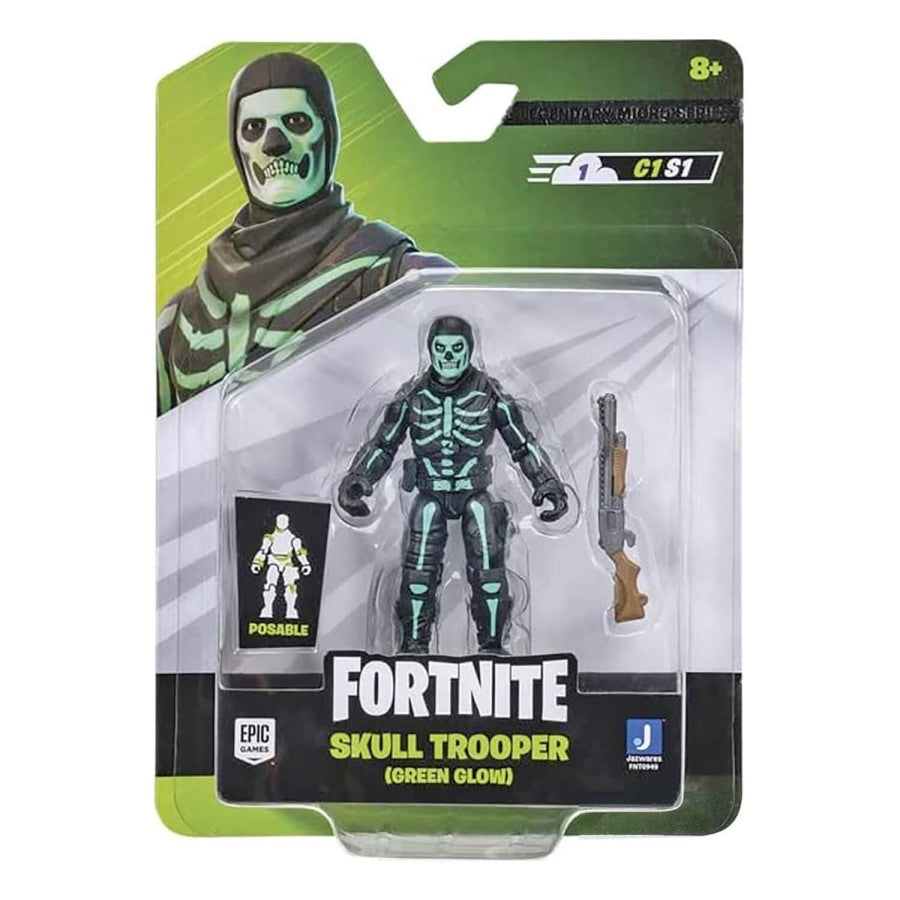 Minifigura de Fortnite con Accesorio Legendary Micro Series 7cm - caja algo dañada