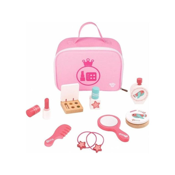 Set de Maquillaje Madera Rosa Tooky Toy