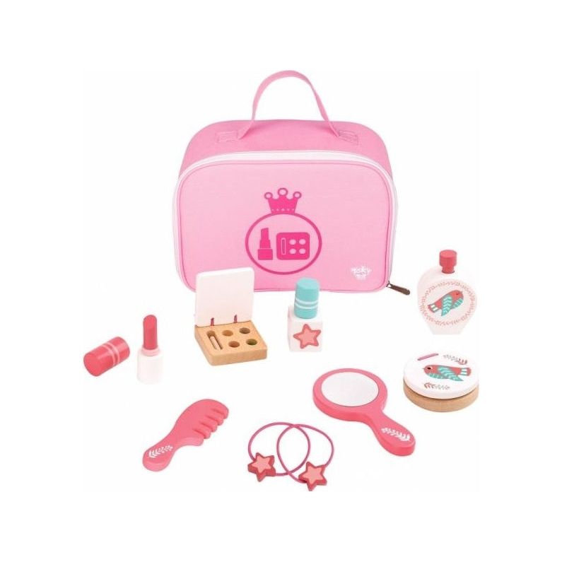 Set de Maquillaje Madera Rosa Tooky Toy