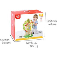 Árbol de Actividades de Madera Multicolor – Juguete Educativo de Motricidad para Niños