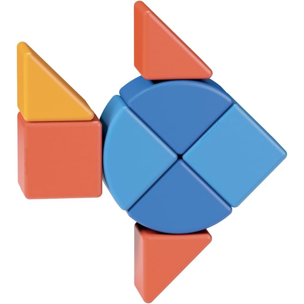 Geomag Magicube Animales – Set de 9 Piezas Magnéticas | Juguete Educativo para Niños