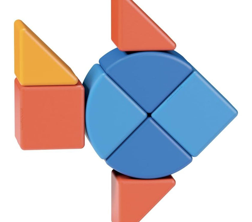 Geomag Magicube Animales – Set de 9 Piezas Magnéticas | Juguete Educativo para Niños