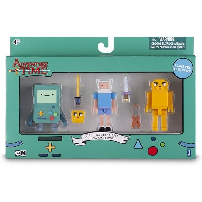 Hora de Aventuras – Pack de 3 Figuras | Colección Oficial de Personajes.Adventure Time
