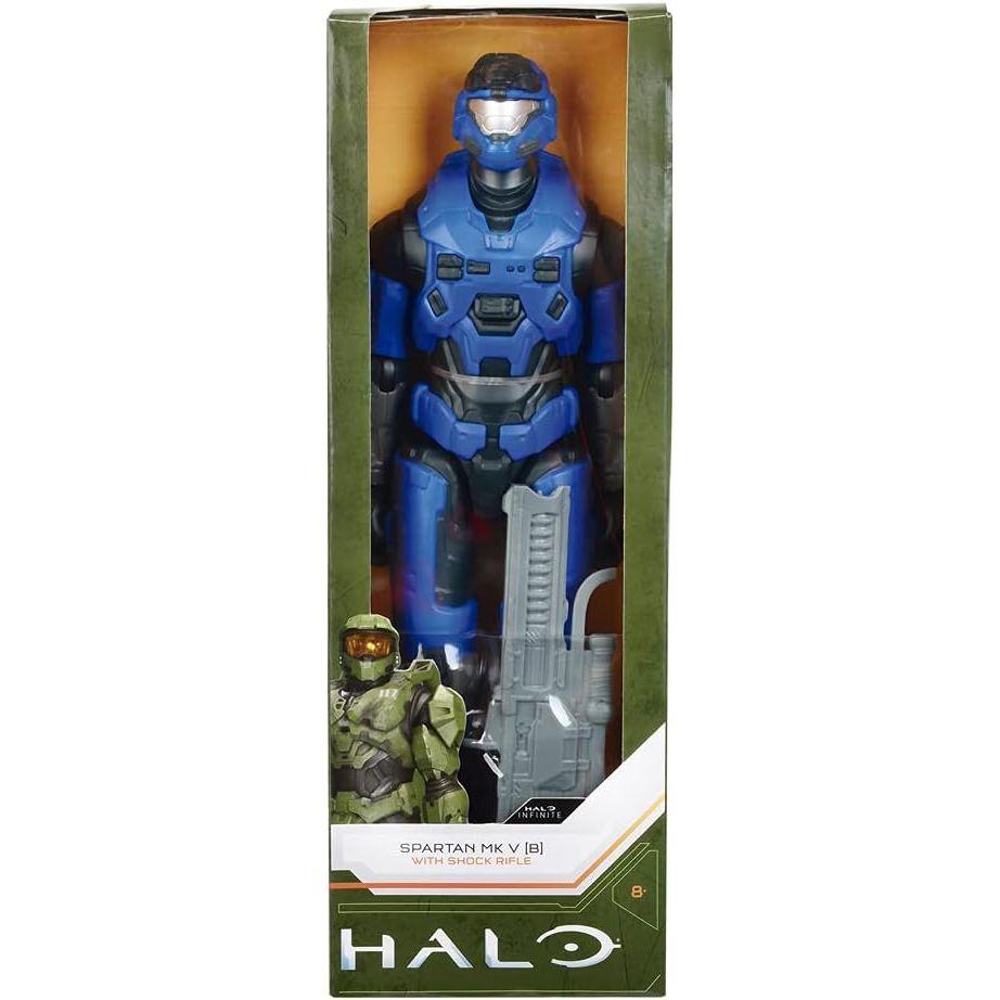 Figura de Acción Halo 30 cm | Figura Articulada del Jefe Maestro | Coleccionable Oficial para Fans del Videojuego