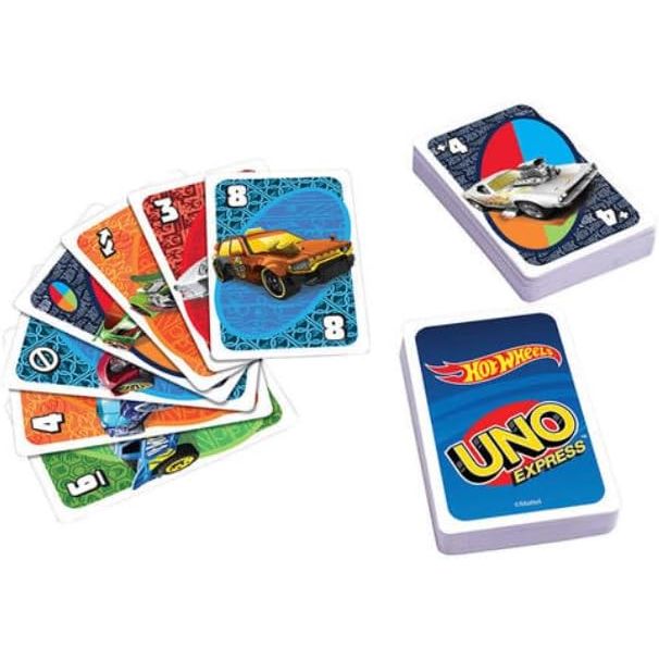Juego de Cartas Hot Wheels UNO Express