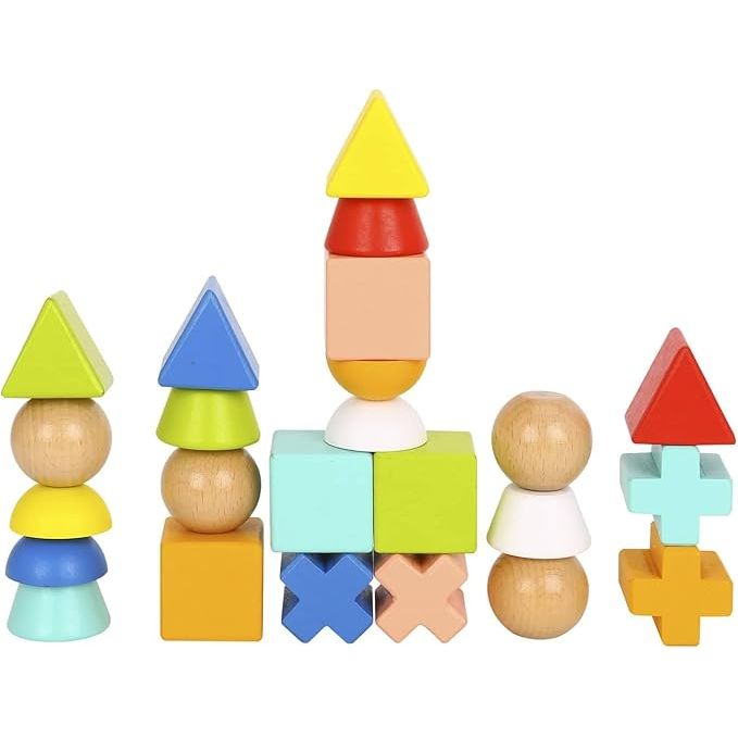 Juguete para Apilar Formas Geométricas para Bebés Tooky Toy