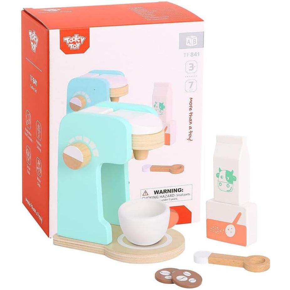 Juego de Café de Madera Tooky Toys