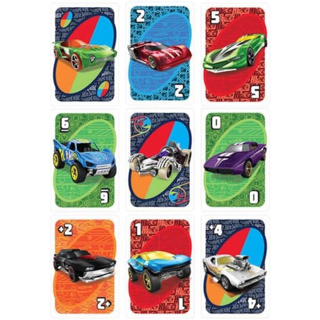 Juego de Cartas Hot Wheels UNO Express