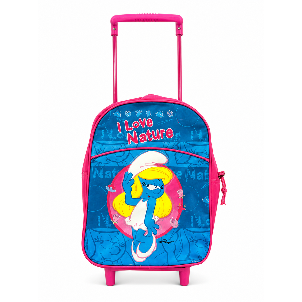 Mochila Trolley Infantil Pitufina