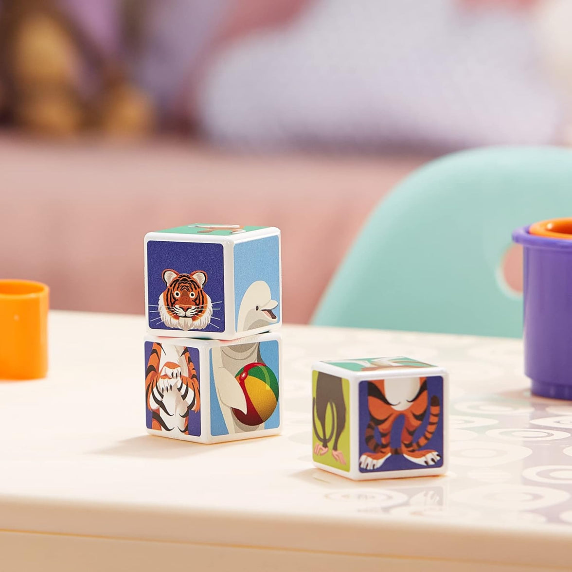 Geomag Magicube Match & Mix – Juguete de Construcción Magnético para Niños | Bloques Educativos