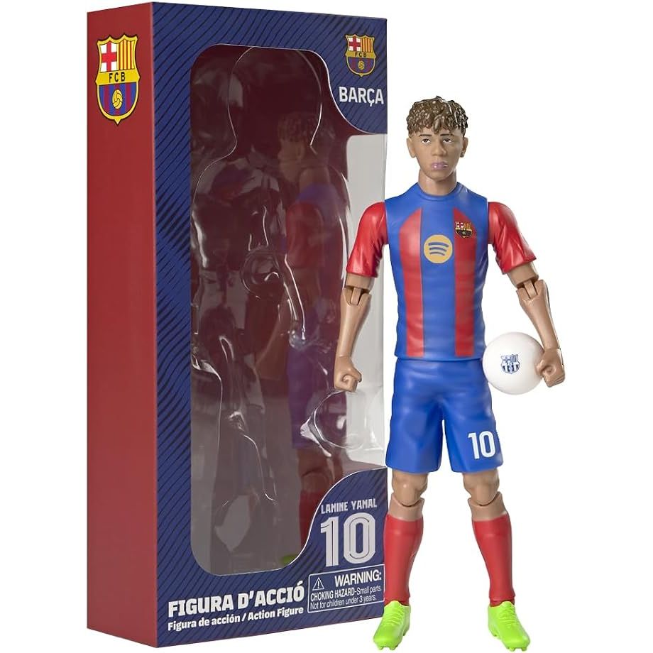 Figura Socker Lamine Yamal FC Barcelona 20 cm