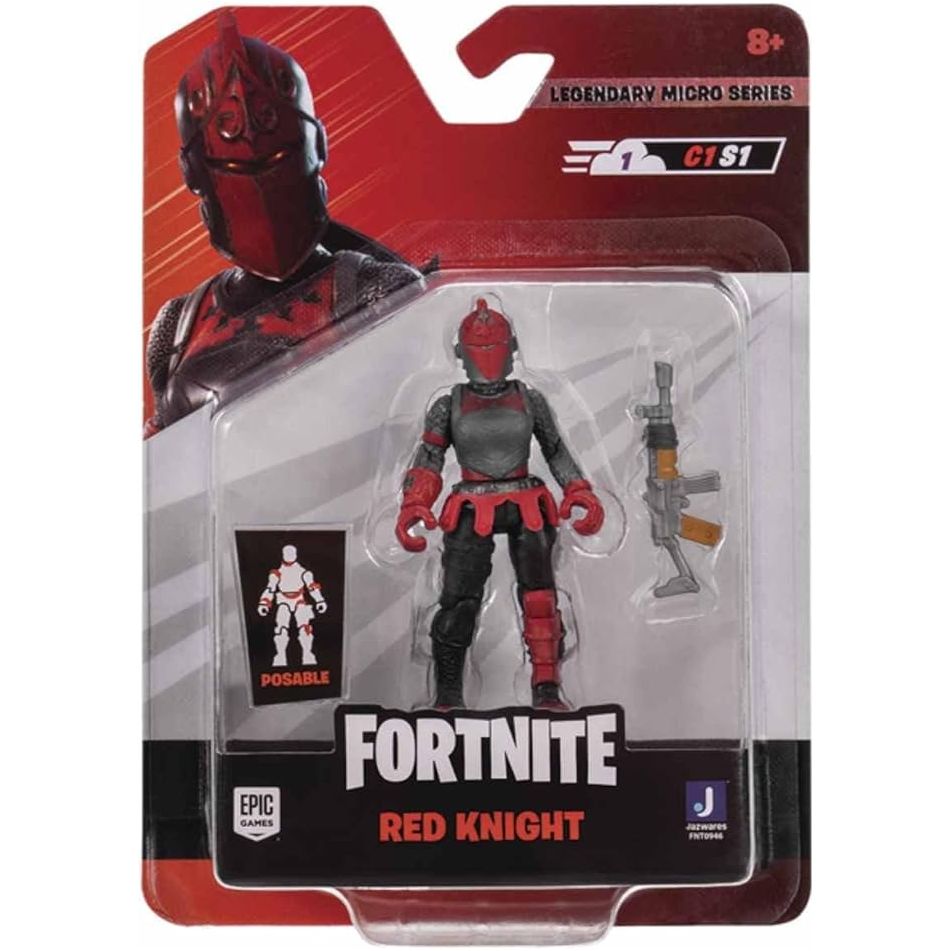Minifigura de Fortnite con Accesorio Legendary Micro Series 7cm - caja algo dañada