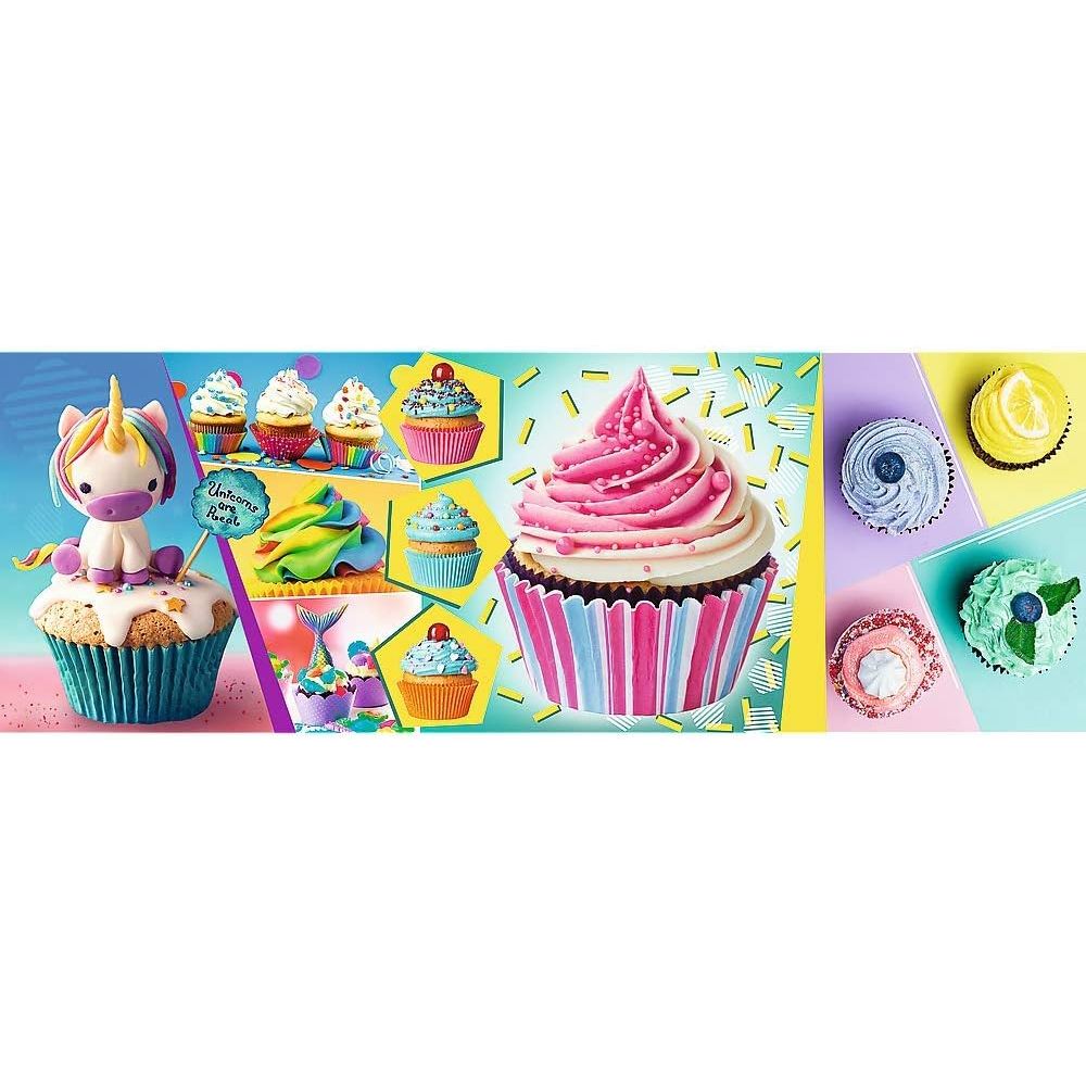 Puzzle Panorama Diseño de Cupcakes 1000 Piezas