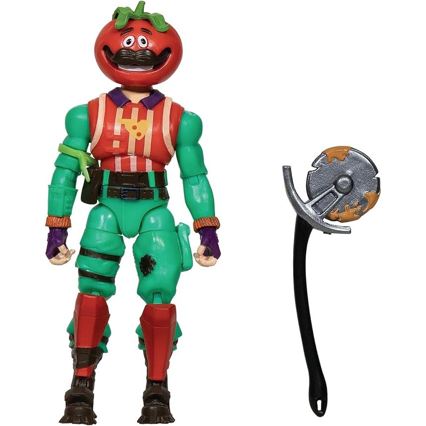 Pack coleccionista Fortnite: Vehículo The Baller + Figura Tomatohead oficial. Detalles únicos para fans y amantes de Fortnite.