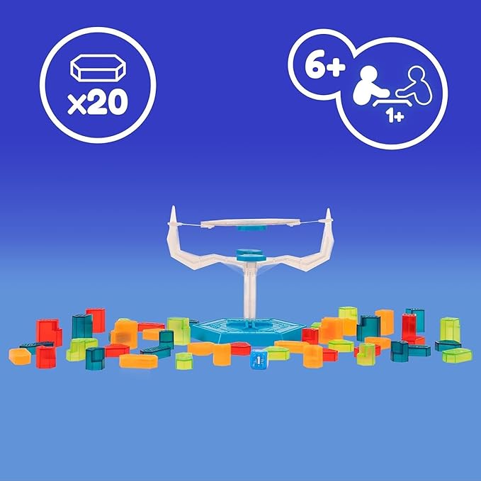 Play Fun by IMC Toys – Gravity Tower | Juego de Equilibrio y Habilidad para Niños y Familias | Torre Gravitatoria Divertida y Desafiante