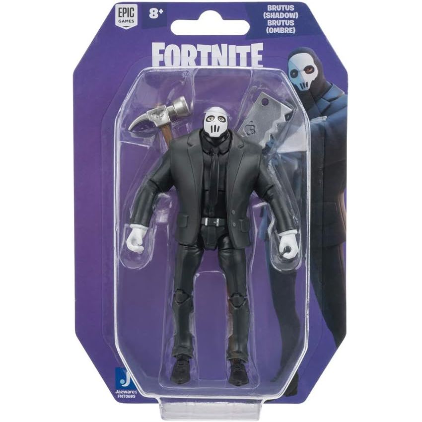 Figura Fortnite 10cm Brutus(Shadow) - caja algo dañada