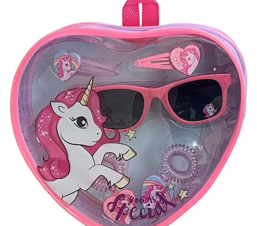 Bolso Unicornio con Gafas de Sol + Accesorios Pelo - Picking Pack
