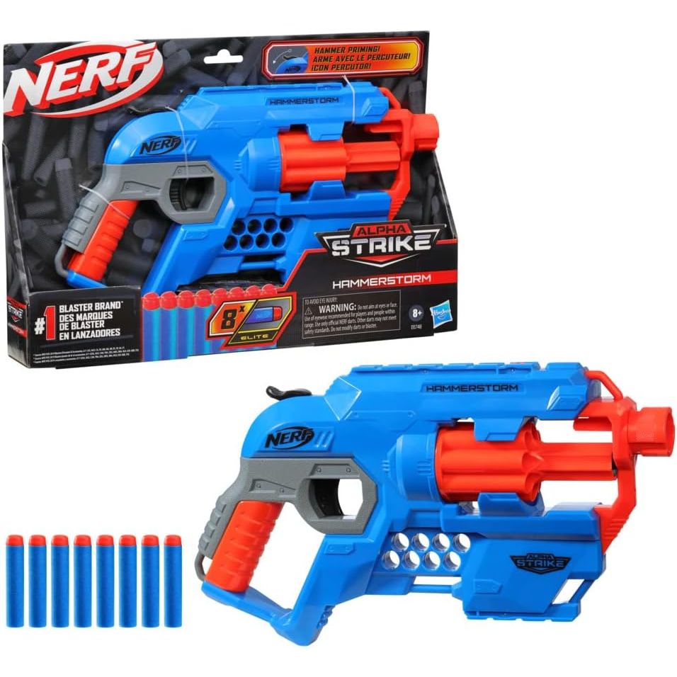 NERF Alpha Strike HAMMERSTORM Lanza Dardos