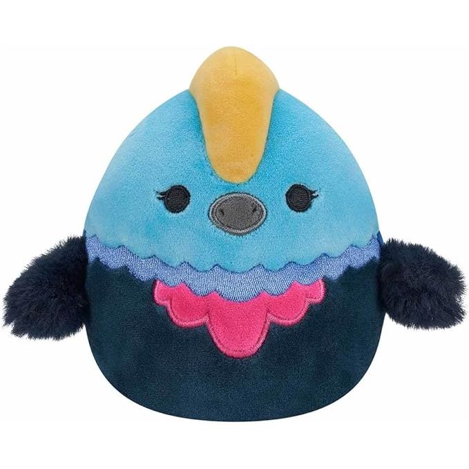 Squishmallows Melrose el Casuario – Peluche Suave 30 cm | Cojín de Peluche Coleccionable Original | Juguete para Niños y Adulto