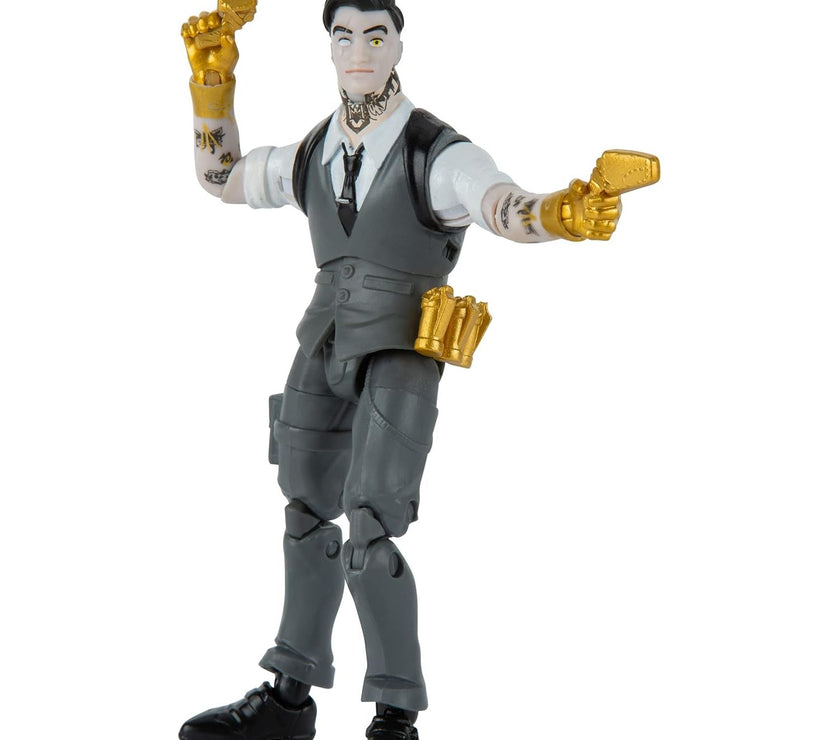 Fortnite Figura Master Grade Midas 2 en 1 con 15 Accesorios