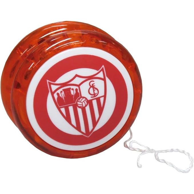 Yoyó Sevilla FC con Luz LED | Yo-Yo Infantil Luminoso | Juguete Deportivo Resistente | Producto Oficial