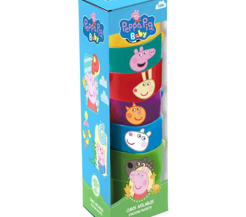 Peppa Pig - Cubos Apilables de Peppa Pig