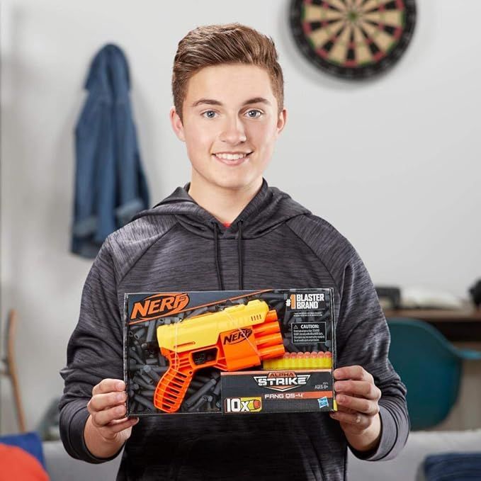 Nerf E6973 Alpha Strike Fang QS-4 Blaster