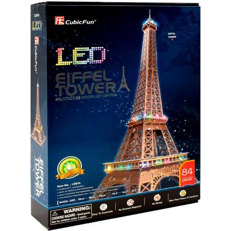 Puzzle 3D Eiffel Tower Led