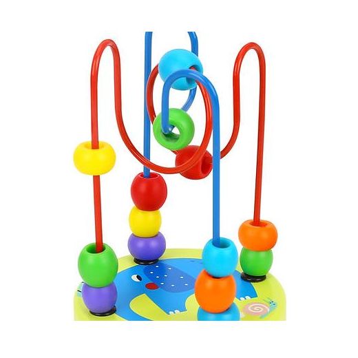 Juguete De Madera Mini Laberinto De Cuentas Surtido