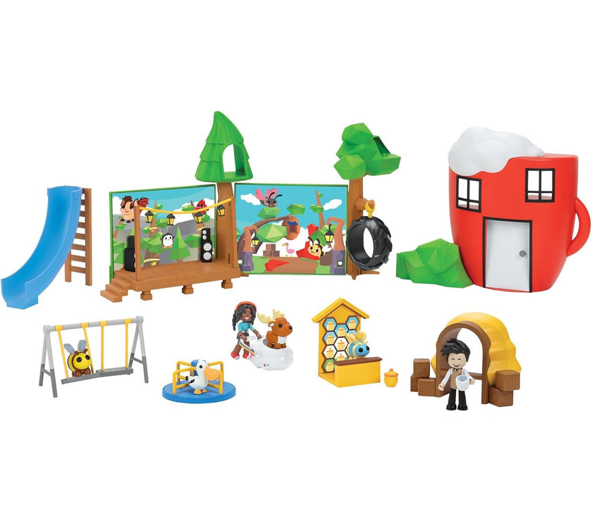 Adopt Me! Me - Playset Coffee Shop. Caja algo dañada