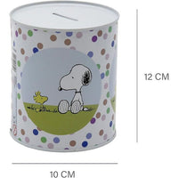 Hucha Mediana Snoopy | Hucha Infantil | Diseño Original Peanuts | Decoración y Ahorro para Niños y Fans