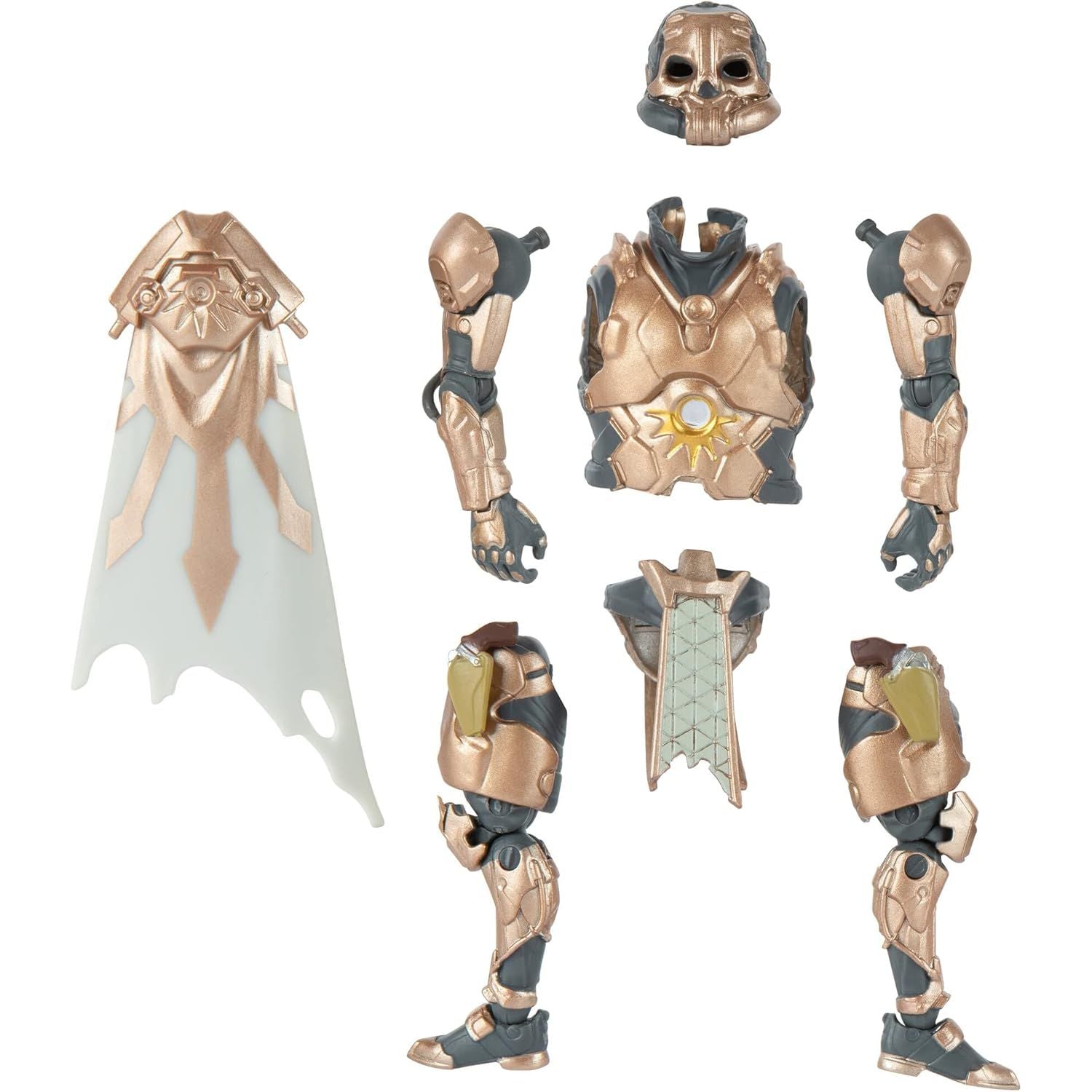 Figura Fortnite Midas Master Grade 2 en 1 + 15 Accesorios Coleccionables - caja algo dañada