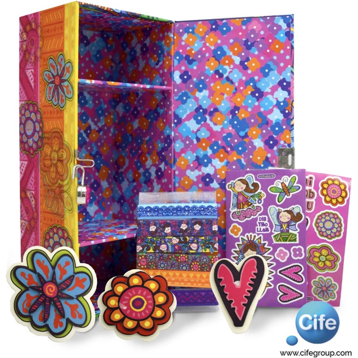 Pack Diario Secreto y Cajita Organizadora Chamoy Amiguis Distroller | Set "Top Sicrets" Diario para Niñas  | ¡Guarda tus Secretos!