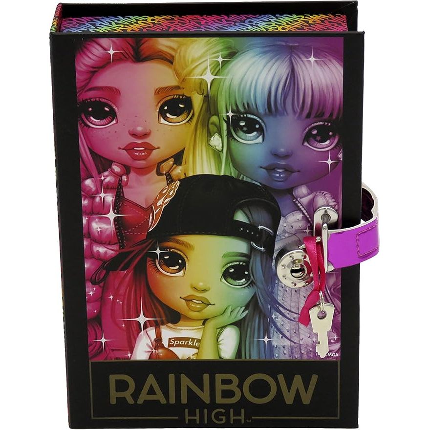 Rainbow High – Joyero Infantil con Candado y Espejo | Caja de Joyería para Niñas | Guarda Secretos y Accesorios | Producto Oficial