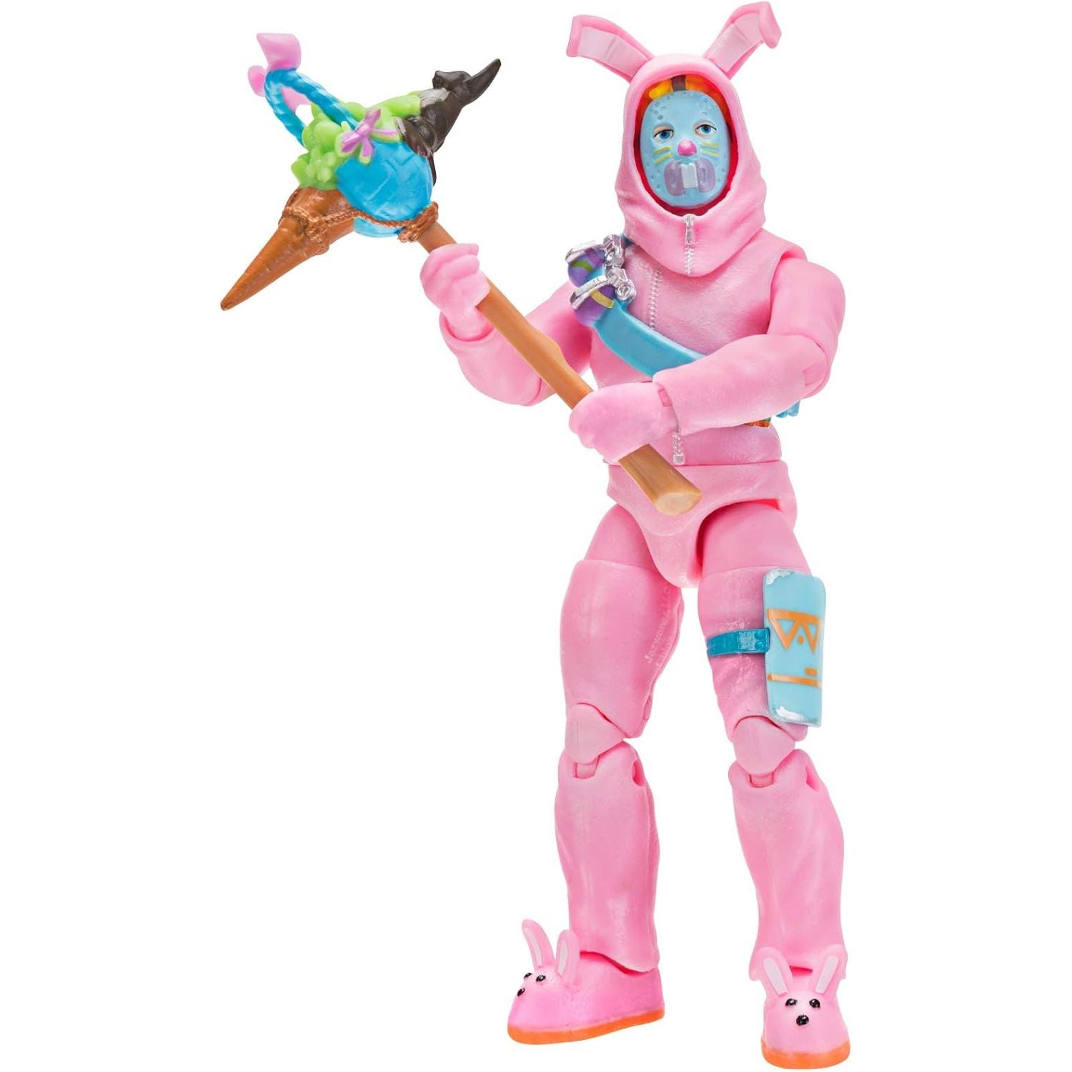 Fortnite Turbo Builder Set de 2 Figuras - Rabbit Raider y Vetex - caja algo dañada