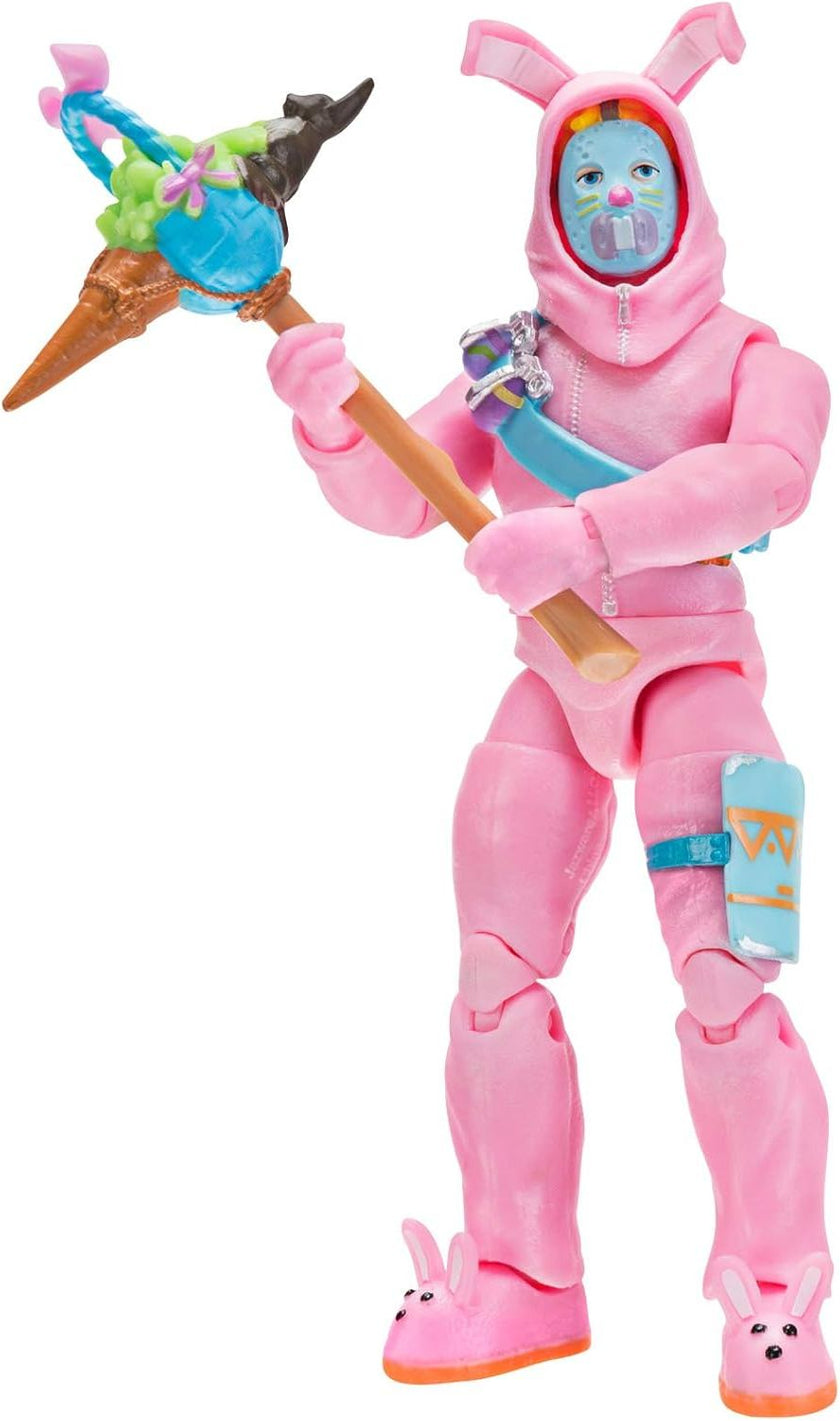 Fortnite Turbo Builder Set de 2 Figuras - Rabbit Raider y Vetex - caja algo dañada
