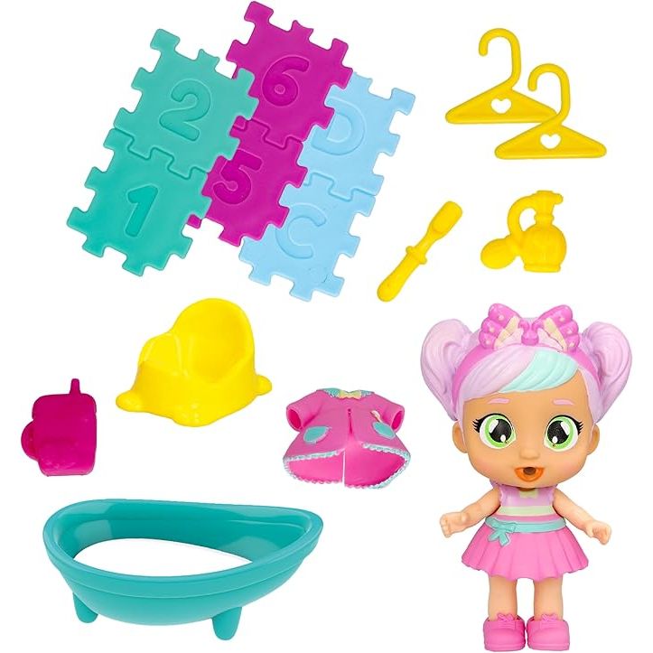 Bebés Llorones Playtime – El Baño de Bella | Muñeca Interactiva con Accesorios | Juguete Infantil de Baño y Cuidado