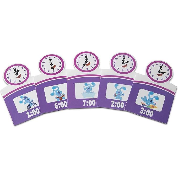 Reloj Magnético de Madera Blue’s Clues & You – 31 Piezas | Juguete Educativo para Aprender la Hora