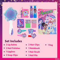 Juego de Esmaltes y Brillos Labiales Disney Princess