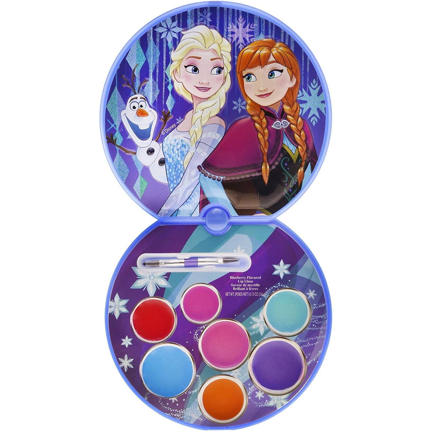 Brillo de Labios Compacto Anna y Elsa Frozen TownleyGirl