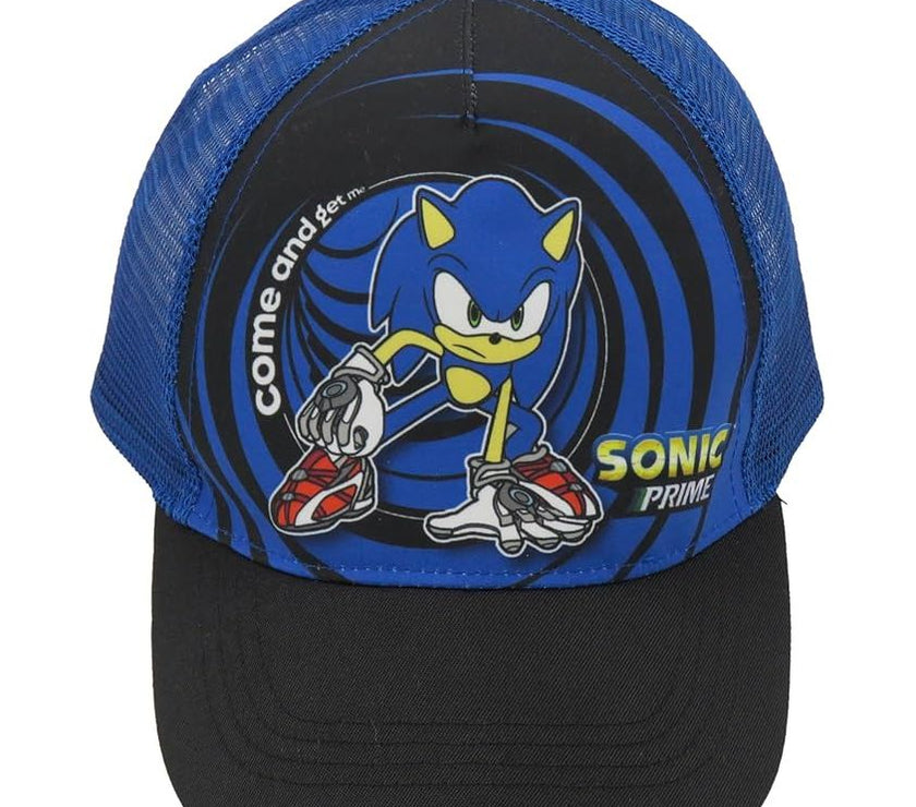 Gorra Sonic The Hedgehog | Gorra Oficial de Sega | Accesorio Infantil y Juvenil | Estilo Gamer y Urbano para Fans de Sonic