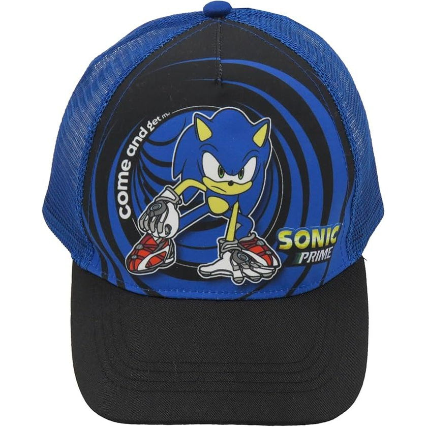 Gorra Sonic The Hedgehog | Gorra Oficial de Sega | Accesorio Infantil y Juvenil | Estilo Gamer y Urbano para Fans de Sonic