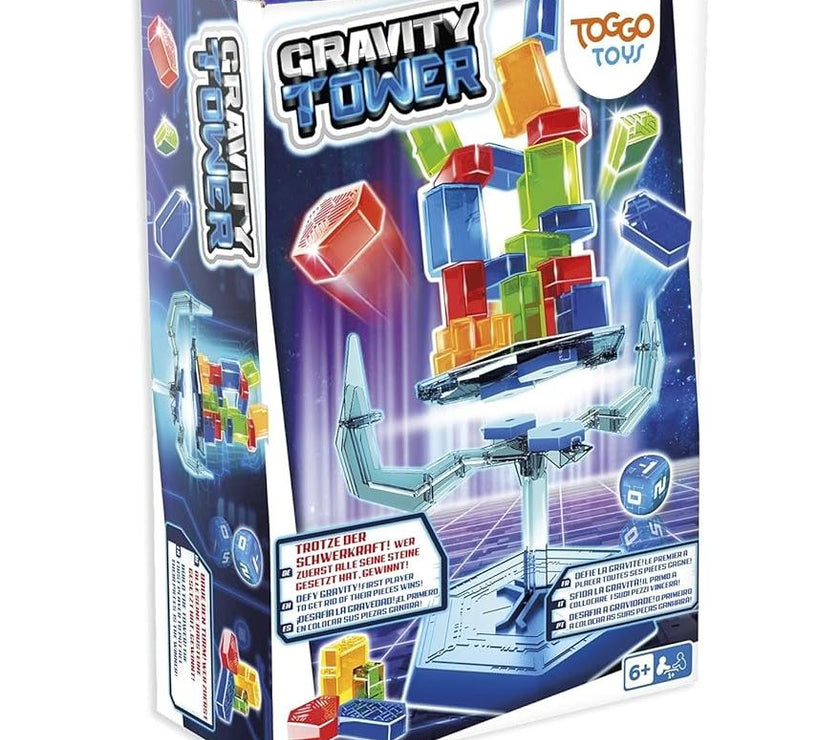 Play Fun by IMC Toys – Gravity Tower | Juego de Equilibrio y Habilidad para Niños y Familias | Torre Gravitatoria Divertida y Desafiante