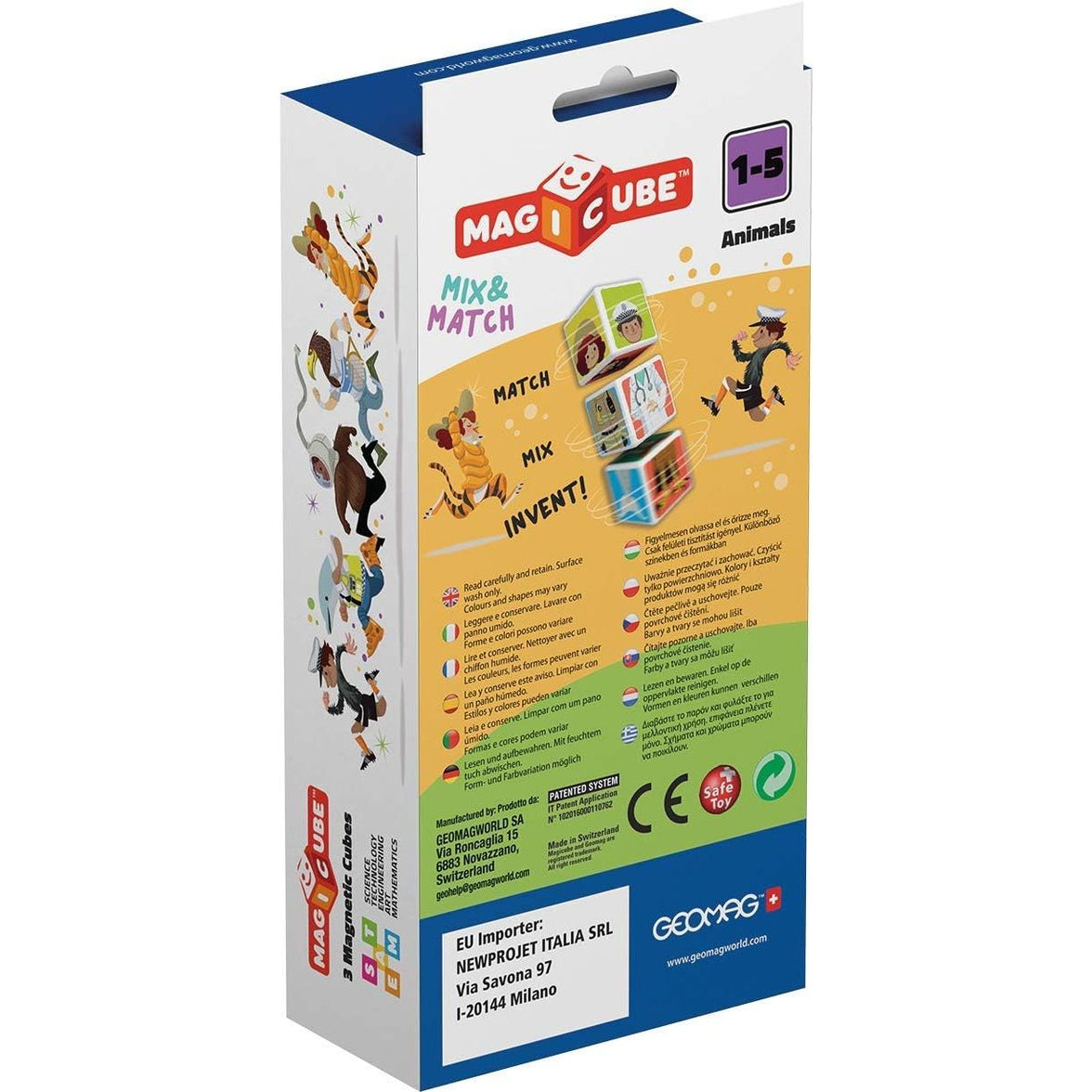 Geomag Magicube Match & Mix – Juguete de Construcción Magnético para Niños | Bloques Educativos