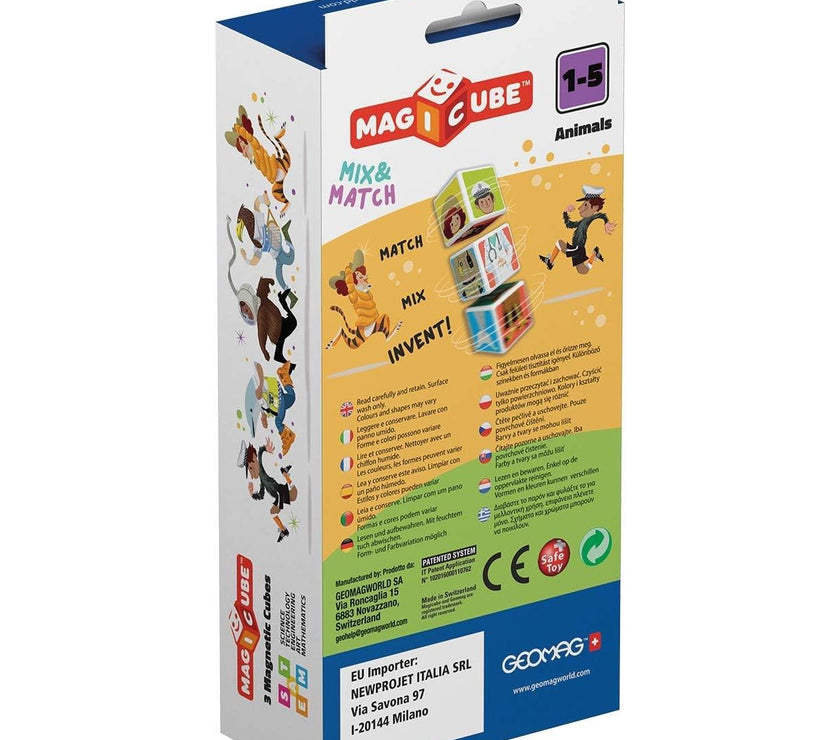 Geomag Magicube Match & Mix – Juguete de Construcción Magnético para Niños | Bloques Educativos