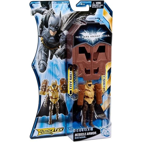 Cañón de perforación de Batman de lujo QuickTek Mattel W7199. Caja algo dañada